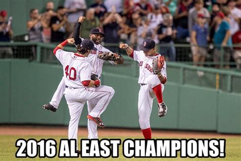 Boston Red Sox Memes on Twitter: "THE RED SOX ARE DIVISION CHAMPS! # ...