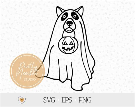 Dog Ghost svg Halloween dog svg Halloween png Cut file | Etsy