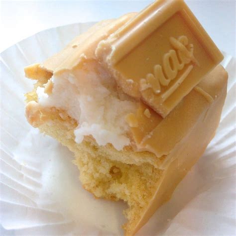 Caramac Fancies - She Who Bakes | Easy vanilla cake recipe, Cake baking recipes, Fantastic fudge ...