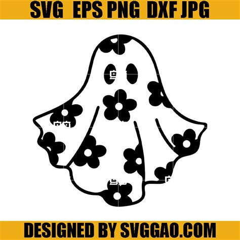 Ghost Cute Halloween Design SVG, Funny Ghost Halloween