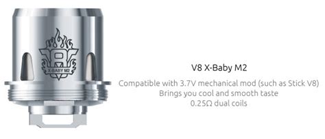 TFV8 X-Baby Coils (3Pk) - KICKVAPES