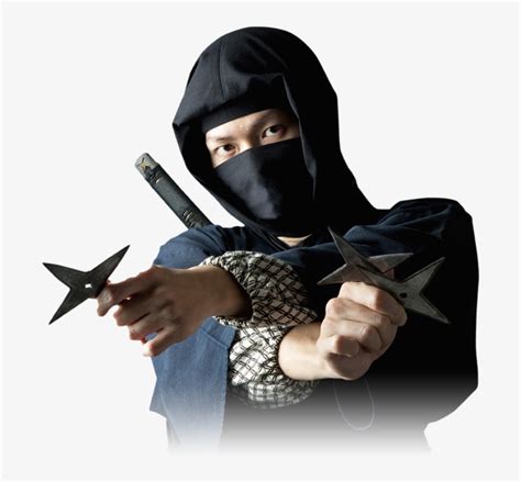 Big Ninja With Shuriken - Ninja Throwing Ninja Star - Free Transparent PNG Download - PNGkey