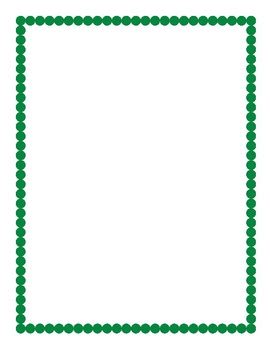 Green Border Clipart by Eyeballs and Click | TPT