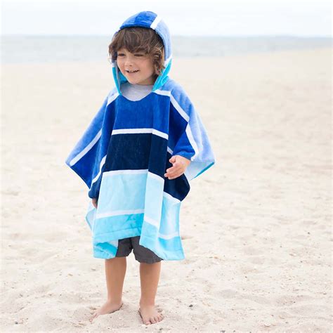 How to Sew a Kids Beach Towel Poncho- no pattern necessary!