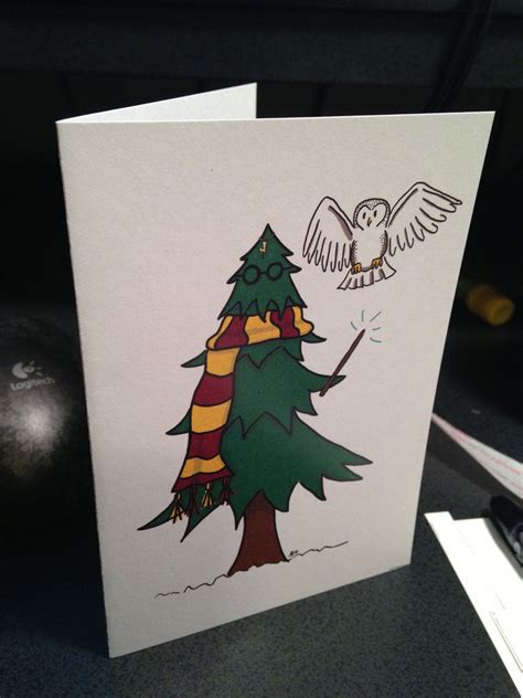 Harry Potter Cosplay tree handdesigned Christmas by Cardcrafteria, $2. ...