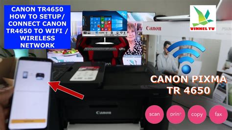 CANON TR4650 HOW TO SETUP / CONNECT CANON TR4650 TO WIFI / WIRELESS ...