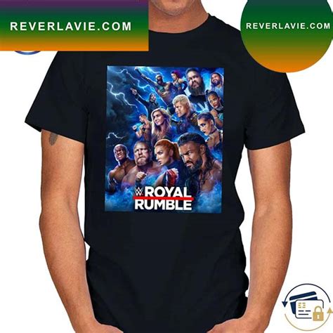 WWE The Official Royal Rumble Poster 2023 T-Shirt - REVER LAVIE