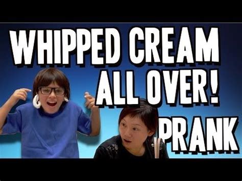 Whipped Cream ALL OVER Prank - YouTube | Pranks, Funniest pranks, Just for laughs