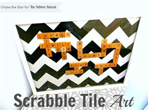 Scrabble Tile Art Tutorial - The Ribbon Retreat Blog