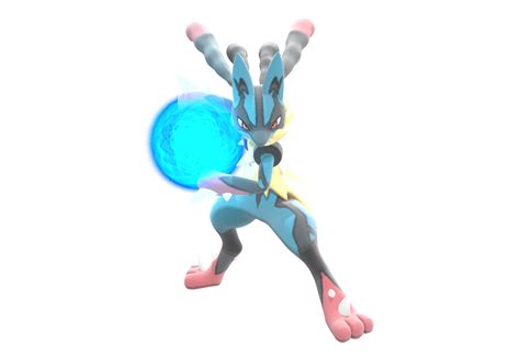 Mega Lucario Using Aura Sphere by MaverickCS5 on DeviantArt