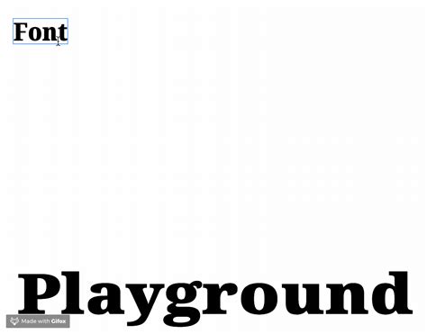 an image of the word playground written in black and white on a plain paper background