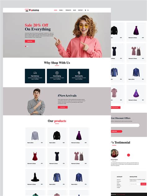 Ecommerce Html Css Template