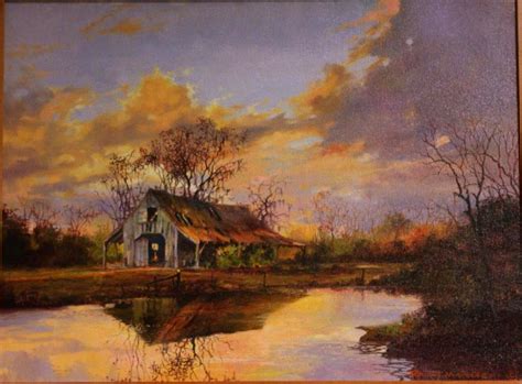 Oil Painting Of Old Barns at PaintingValley.com | Explore collection of ...