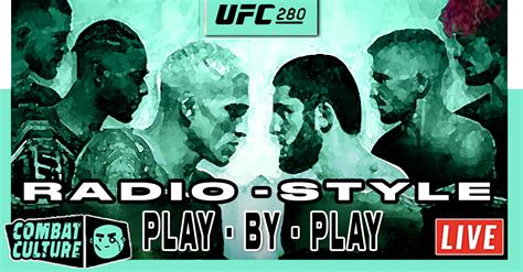 UFC 280 live stream results, radio-style PPV watch party | Oliveira vs ...