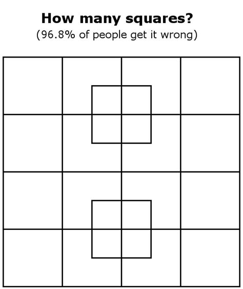 How Many Squares Puzzle | Puzzles | Math Easy Solutions