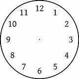 Clock Face Coloring Page Pages sketch template