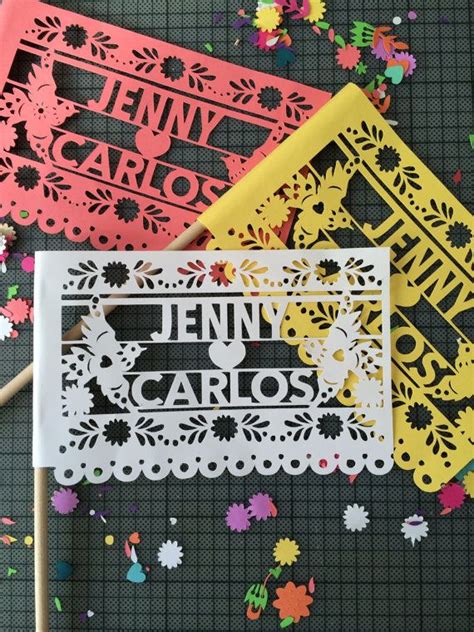 Fiesta Wedding Decorations Papel Picado Flags Mexican - Etsy | Fiesta ...