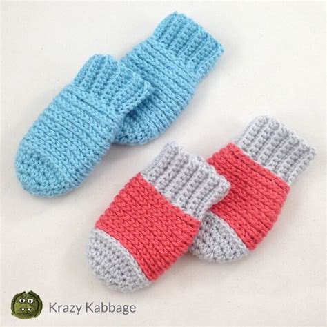 24 Cozy And Stylish Free Crochet Baby Mitten Patterns