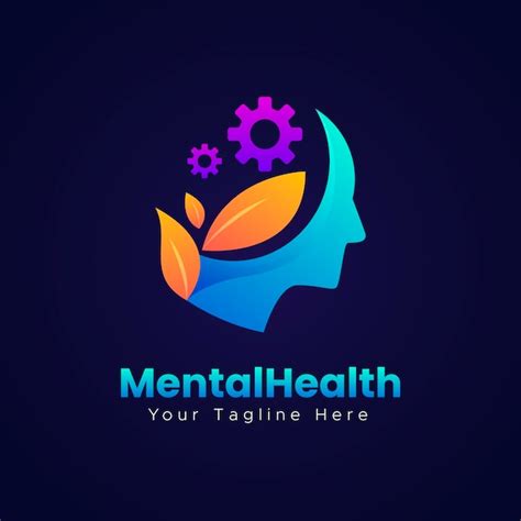 Free Vector | Gradient mental health logo