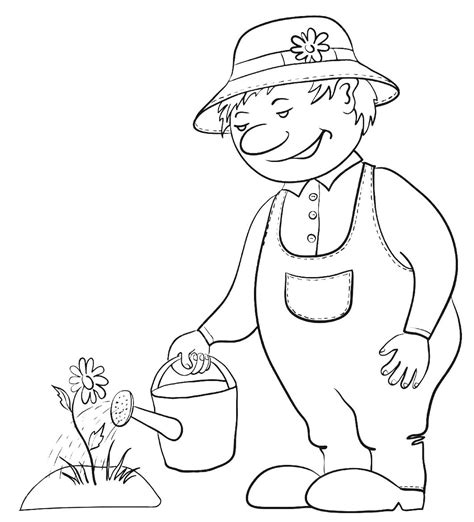 25+ Gardening Clipart B... Garden Clipart Black And White | ClipartLook