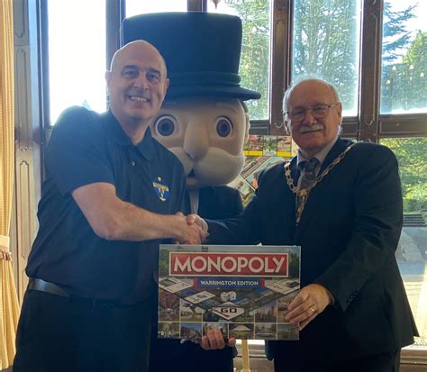 Warrington Town FC features on new MONOPOLY board | Warrington Town