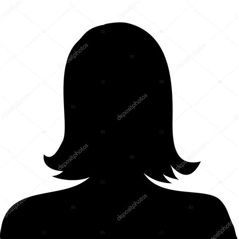 Woman profile picture - vector Stock Vector Image by ©MrsWilkins #120209232