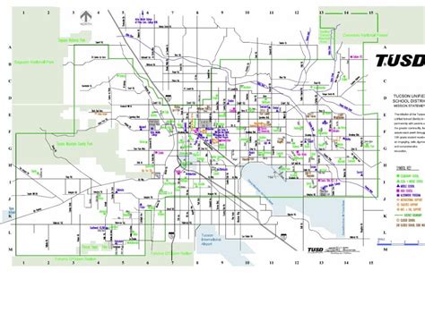 TUCSON UNIFIED SCHOOL DISTRICT Boundary Map