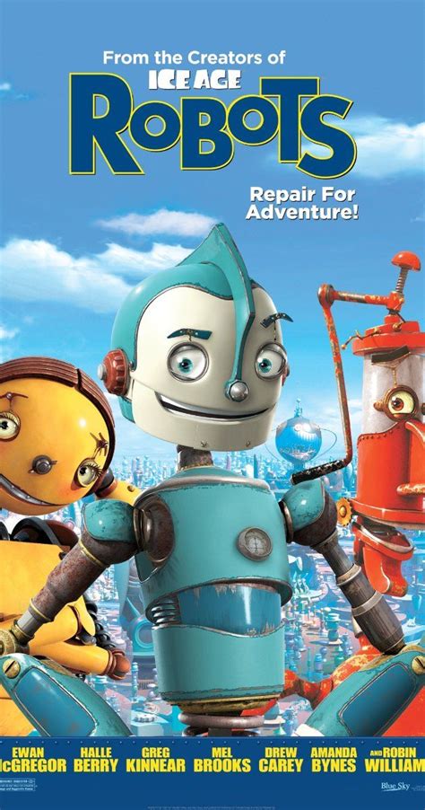 Robots (2005) - IMDb | Kid movies, Animated movies, Childhood movies