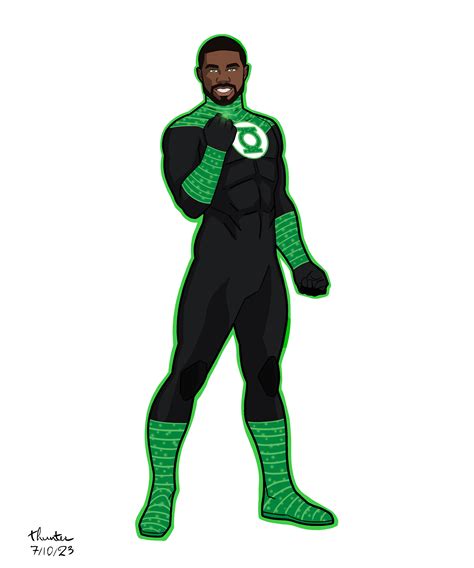 Green Lantern (John Stewart) by Traethedesigner on DeviantArt