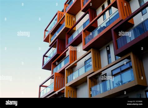 Modern Luxury Apartments with Balcony Stock Photo - Alamy