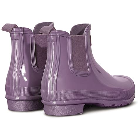 Womens Hunter Original Chelsea Gloss Wellies Snow Galoshes Rain Boots US 5-11 | eBay