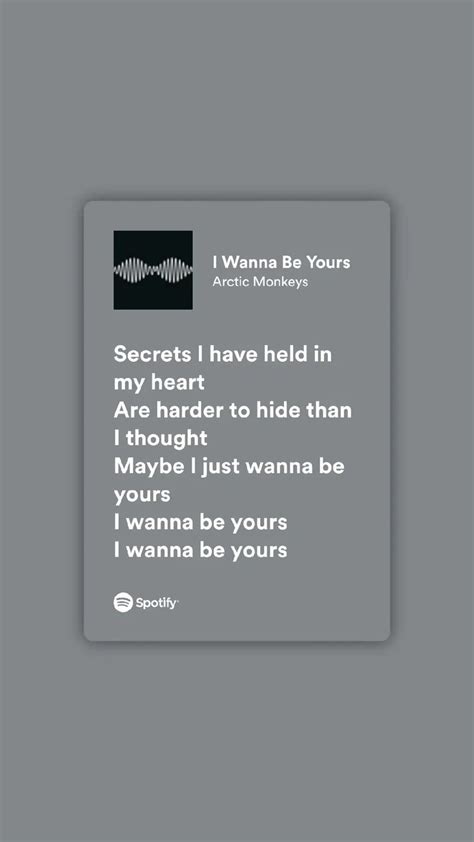 i wanna be yours - arctic monkeys in 2022 | Pretty lyrics, Just lyrics, Song lyrics wallpaper