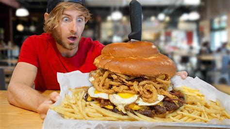 THIS BURGER CHALLENGE HAS DEFEATED 1,000+ PEOPLE! | ELECTRIC EATS THE WORLD #5 - YouTube