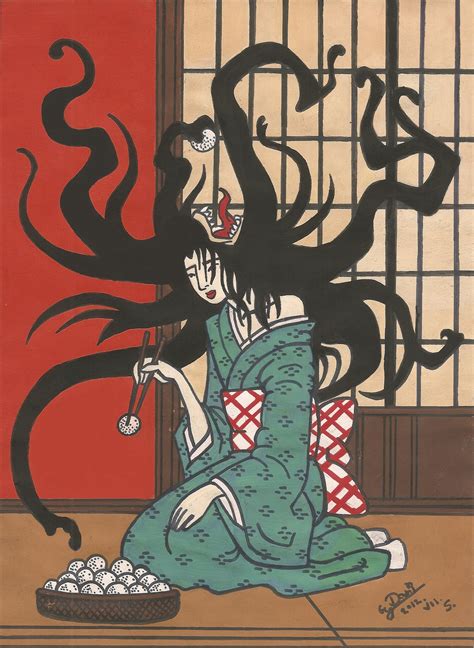 Futakuchi-onna by brianjones90 on DeviantArt