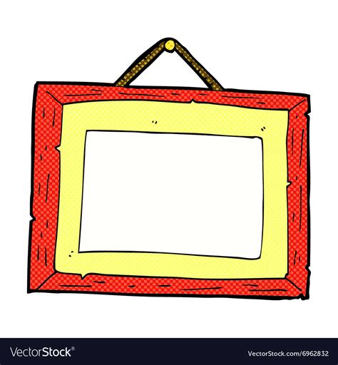 Comic cartoon picture frame Royalty Free Vector Image