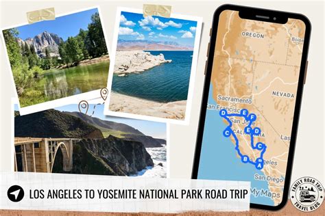 Los Angeles to Yosemite National Park Road Trip