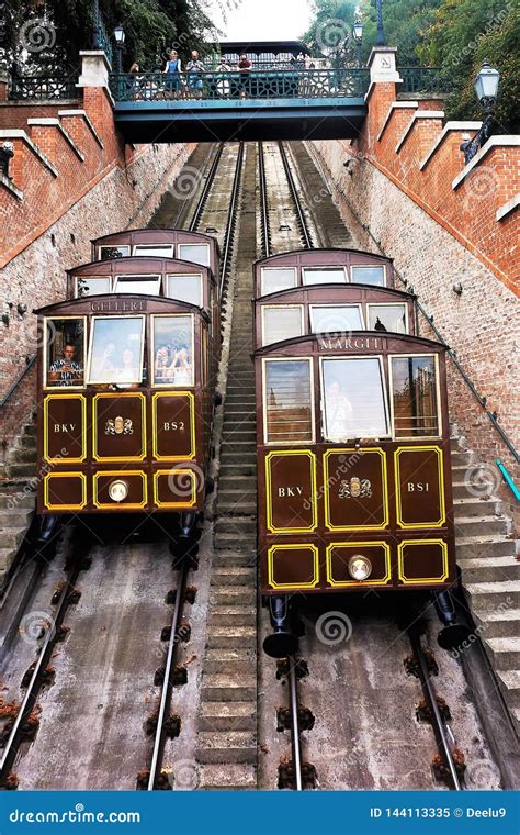 08/11/2018 Budapest, Hungary. Buda Castle Hill Funicular Tram Editorial Image - Image of high ...