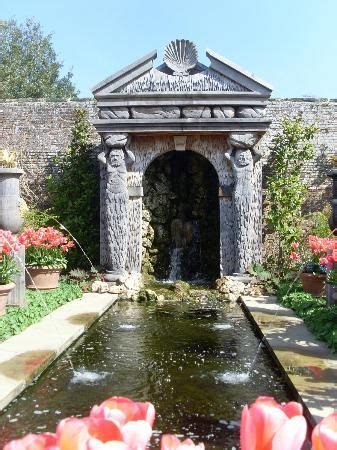 Amberley Castle Gardens, Sussex, UK - look at the shell at top of pediment! | Gardens of the ...