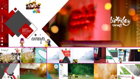 Birthday Album 12x36 DM Design PSD Collection - Luckystudio4u