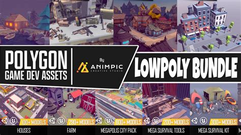 Polygon Game Dev Assets by Animpic Humble Bundle