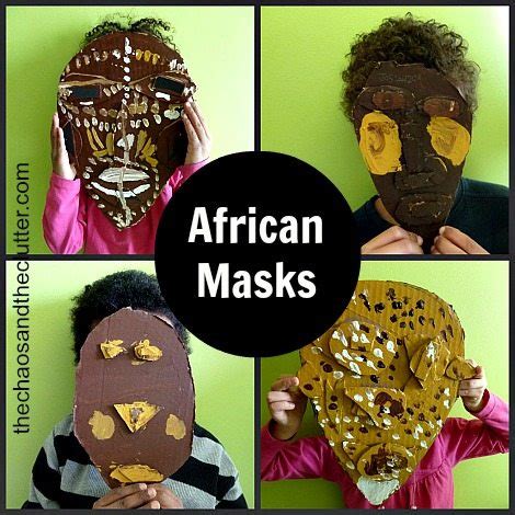 Cool Crafts for Kids - African Masks