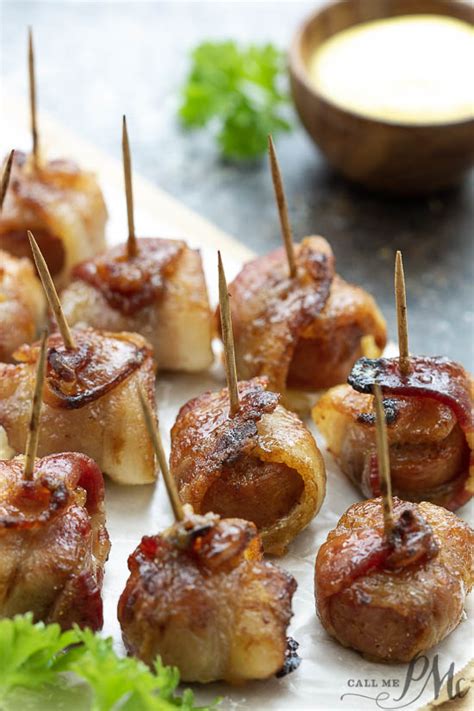 Bacon Wrapped Sausage Bites