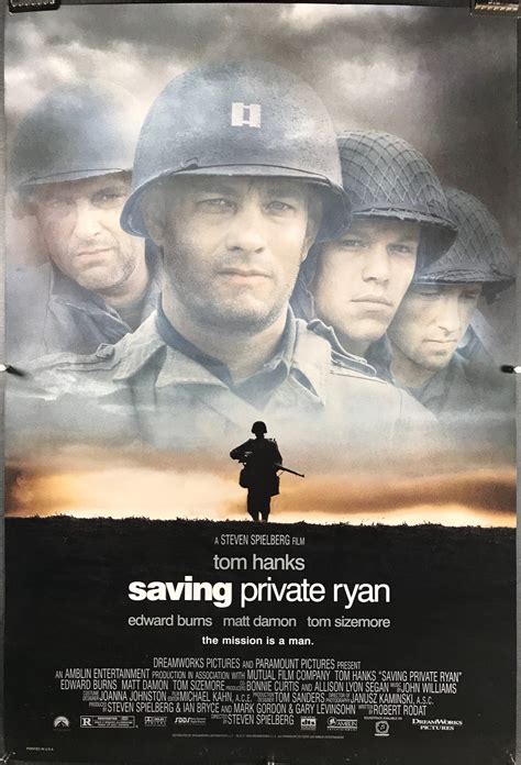 SAVING PRIVATE RYAN, Original Tom Hanks WW2 Movie Poster - Original Vintage Movie Posters