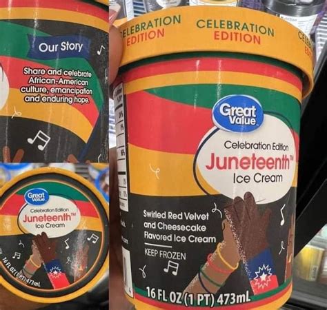 Walmart Pulls Juneteenth Ice Cream Amid Outrage