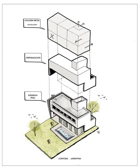 Gallery of Digital Sketch: Axonometric Representation - 6 ...