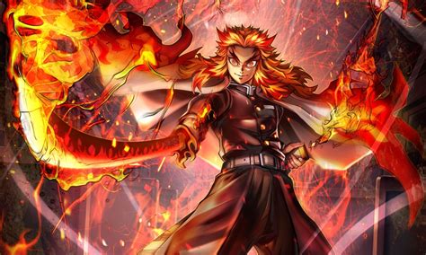 1280x769 Resolution Kyojuro Rengoku Cool HD Demon Slayer 1280x769 Resolution Wallpaper ...