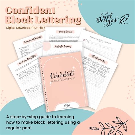 Learn how to create block lettering using a regular pen – Vial Designs