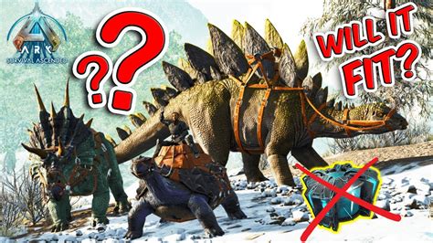 What Dinos Fit In Ice Cave? Let's Find Out - ASA | Ark Ascended - The Island - YouTube