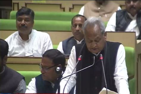 Rajasthan CM Ashok Gehlot Reads Out An Old Budget, Sparks Debate ...