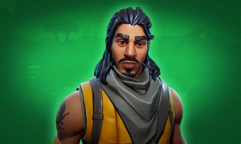 Tracker - Fortnite Skin - Male Military Skin with Long Hair